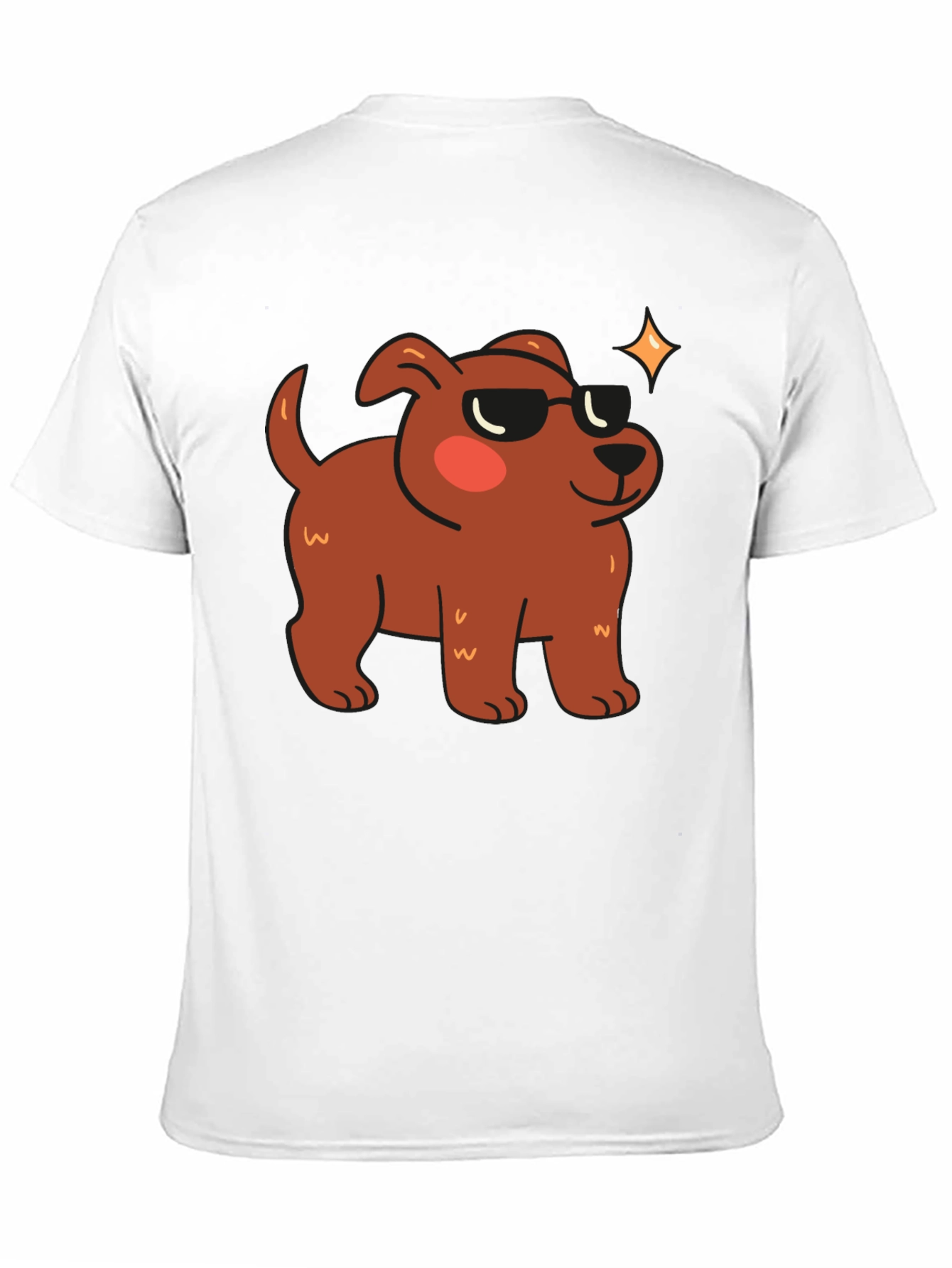 Cool Dog Graphic Tee - Black Casual Shirt