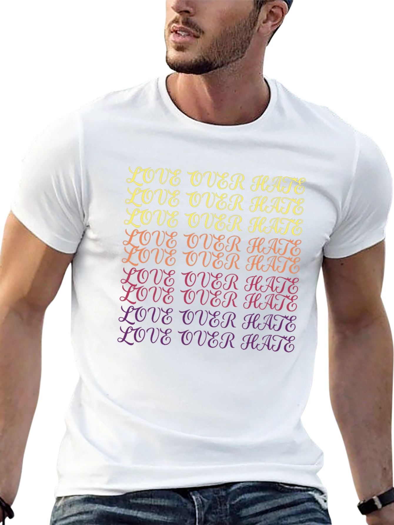 Love Over Hate Graphic Tee