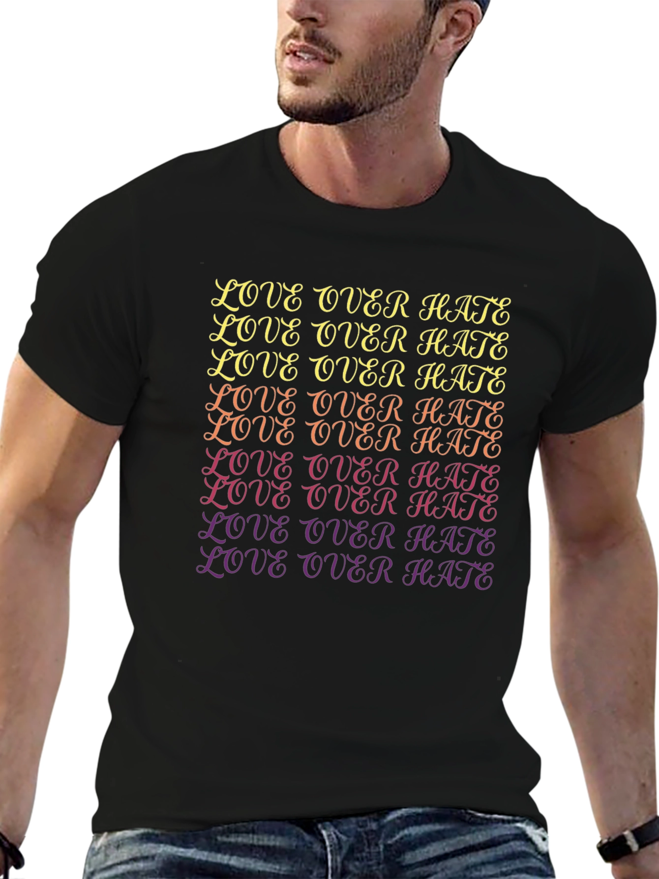 Love Over Hate Graphic Tee