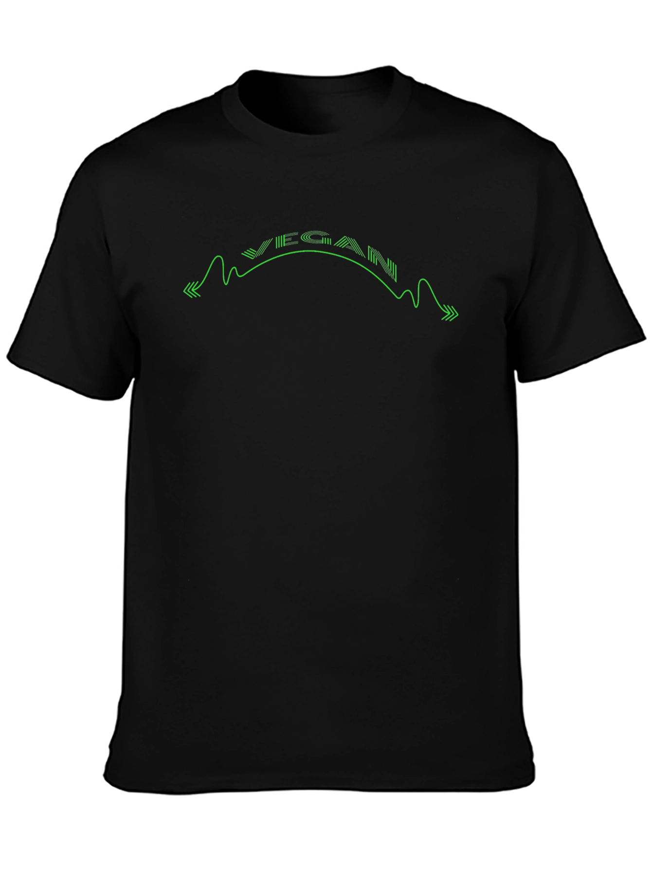Vegan Arrow Design T-Shirt - Unisex Fit