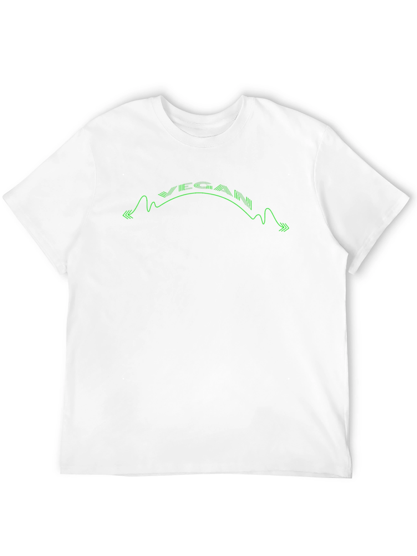 Vegan Arrow Design T-Shirt - Unisex Fit