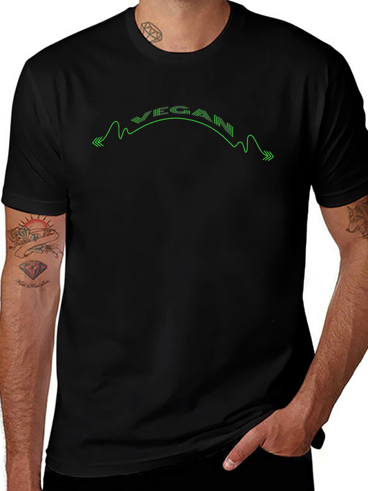 Vegan Arrow Design T-Shirt - Unisex Fit