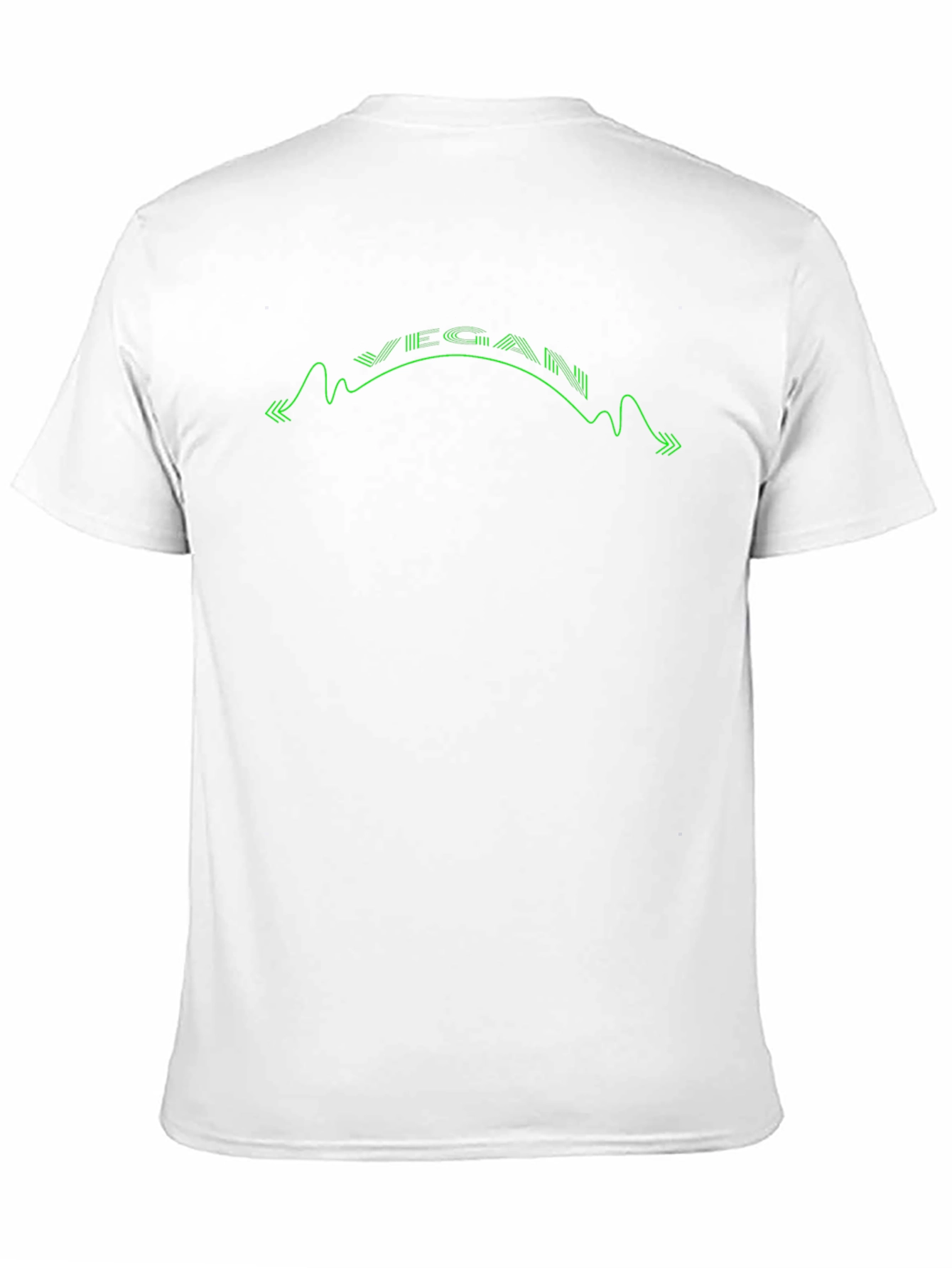 Vegan Arrow Design T-Shirt - Unisex Fit