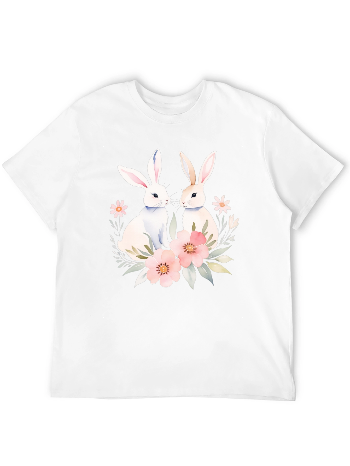 Easter Bunny Floral T-Shirt