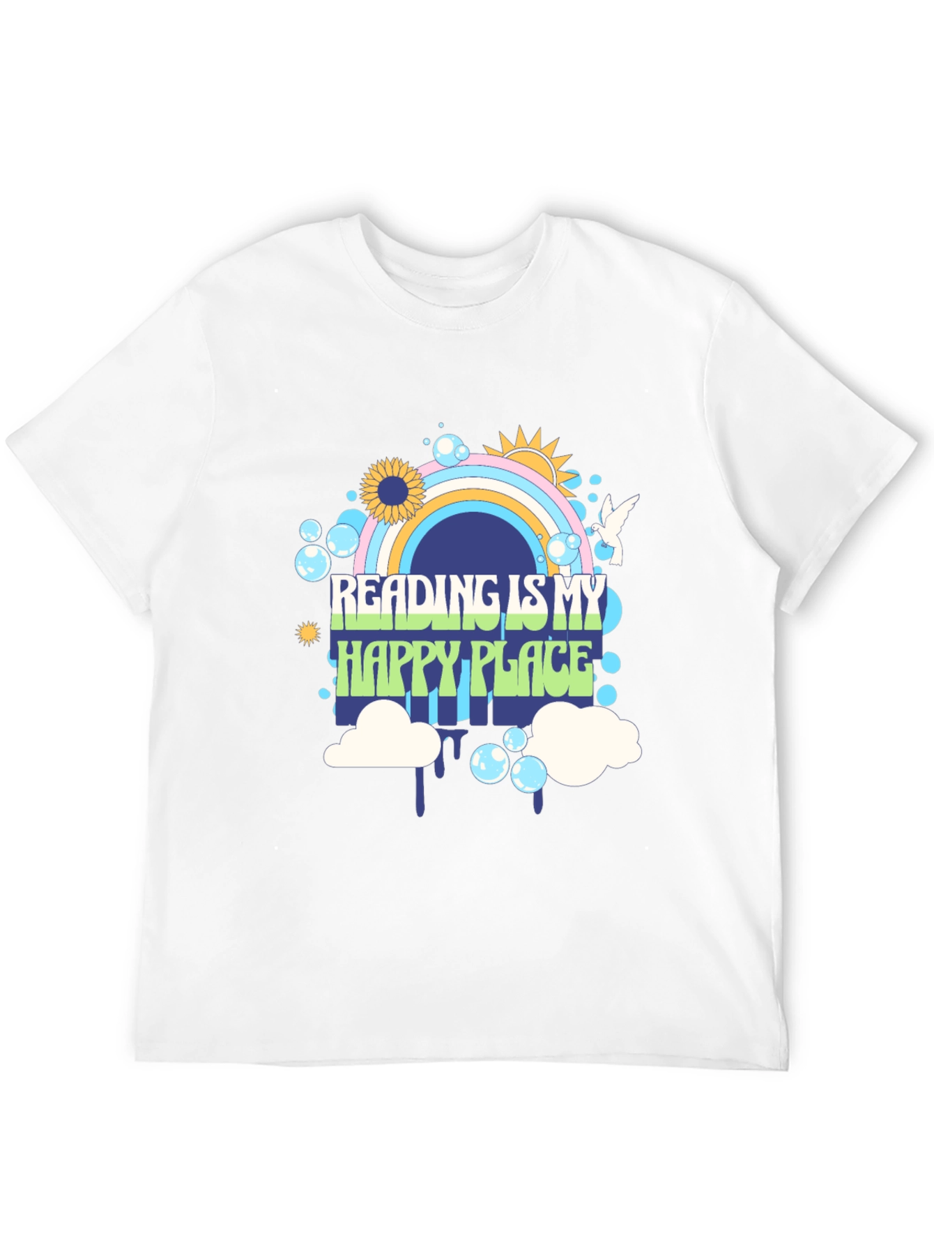 Reading is My Happy Place Graphic Tee