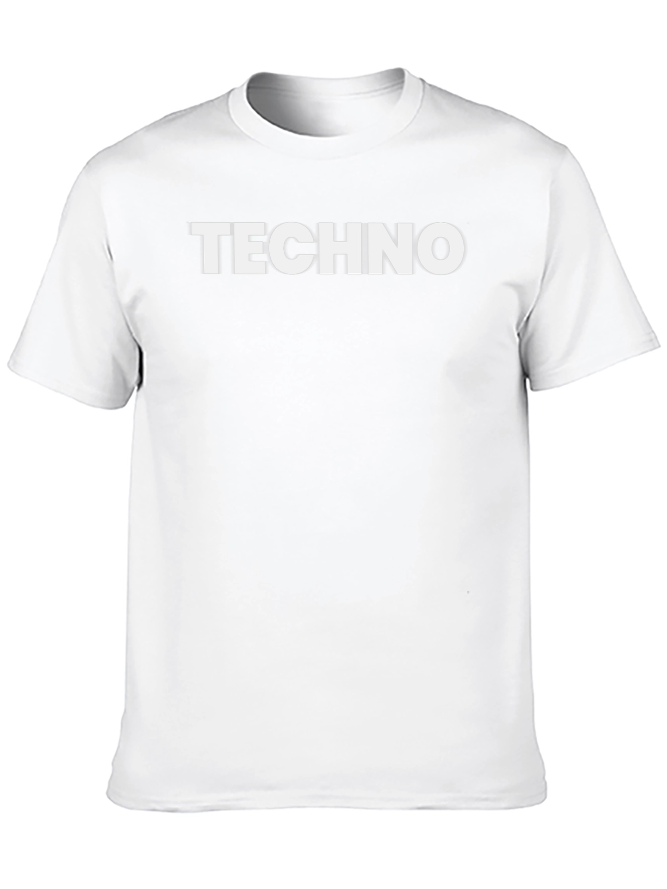 Techno Black T-Shirt - Bold Graphic Tee