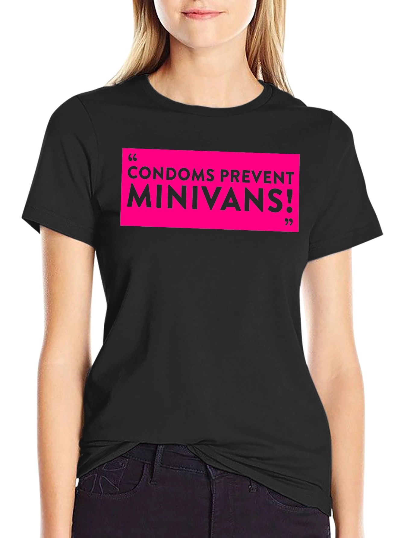 Funny Condoms Prevent Minivans Graphic Tee
