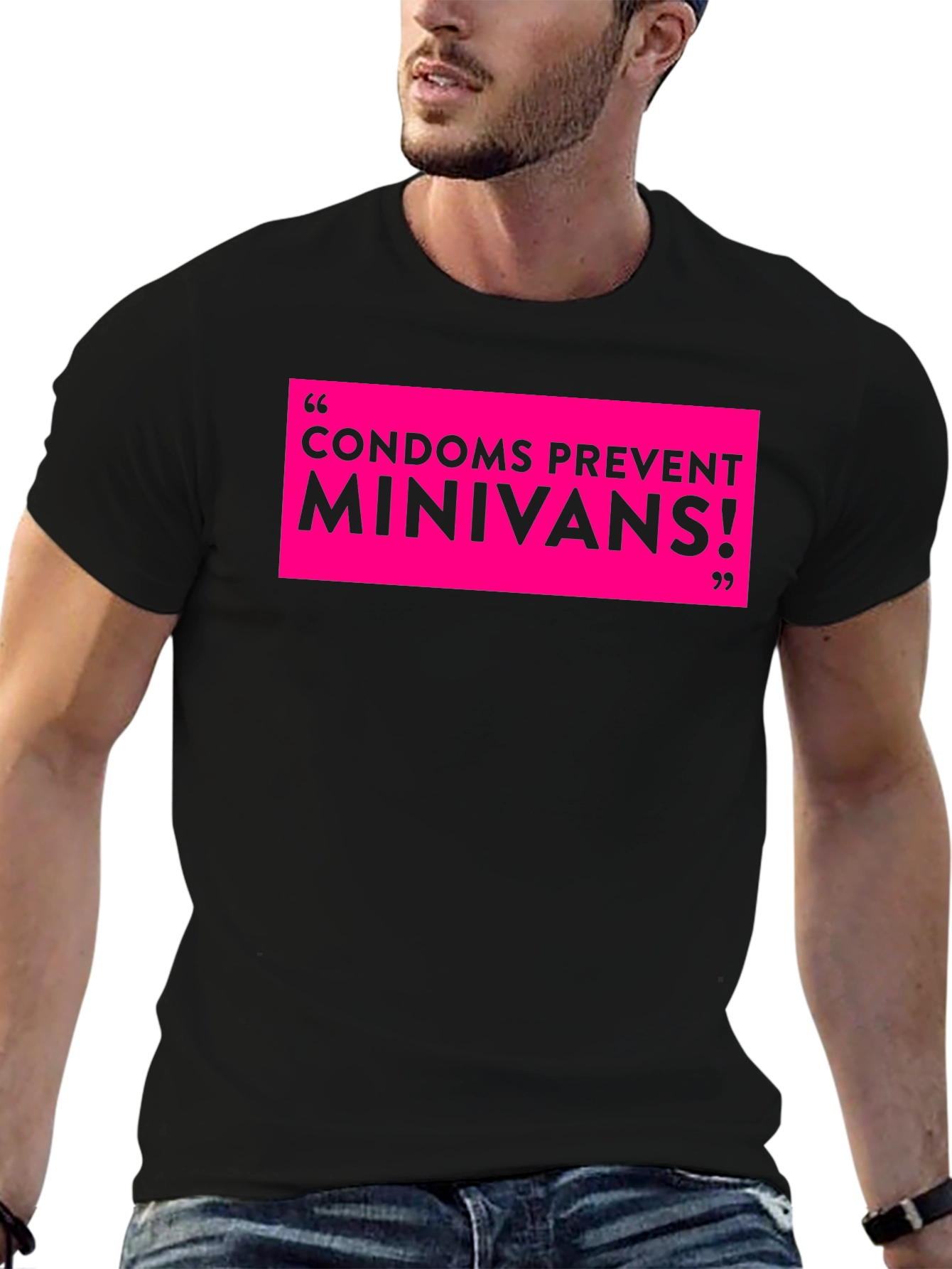 Funny Condoms Prevent Minivans Graphic Tee