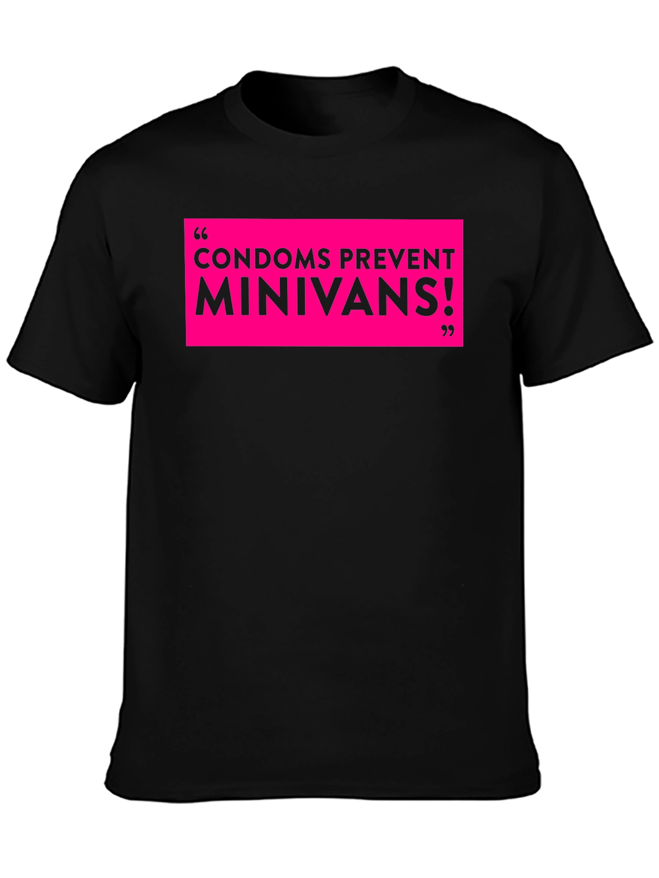 Funny Condoms Prevent Minivans Graphic Tee