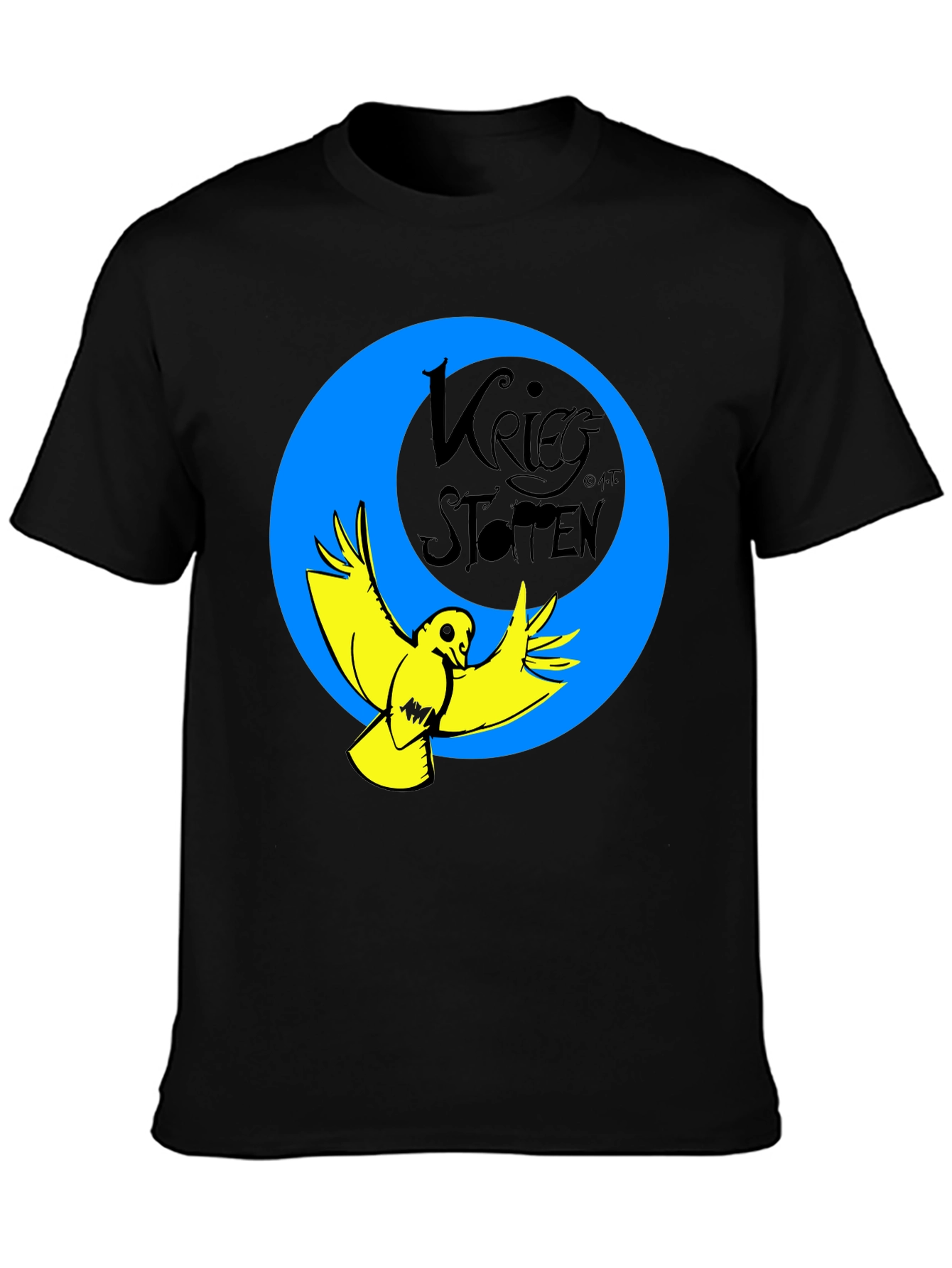 Krieg Stotten Bird Graphic Tee - Mens Black T-Shirt