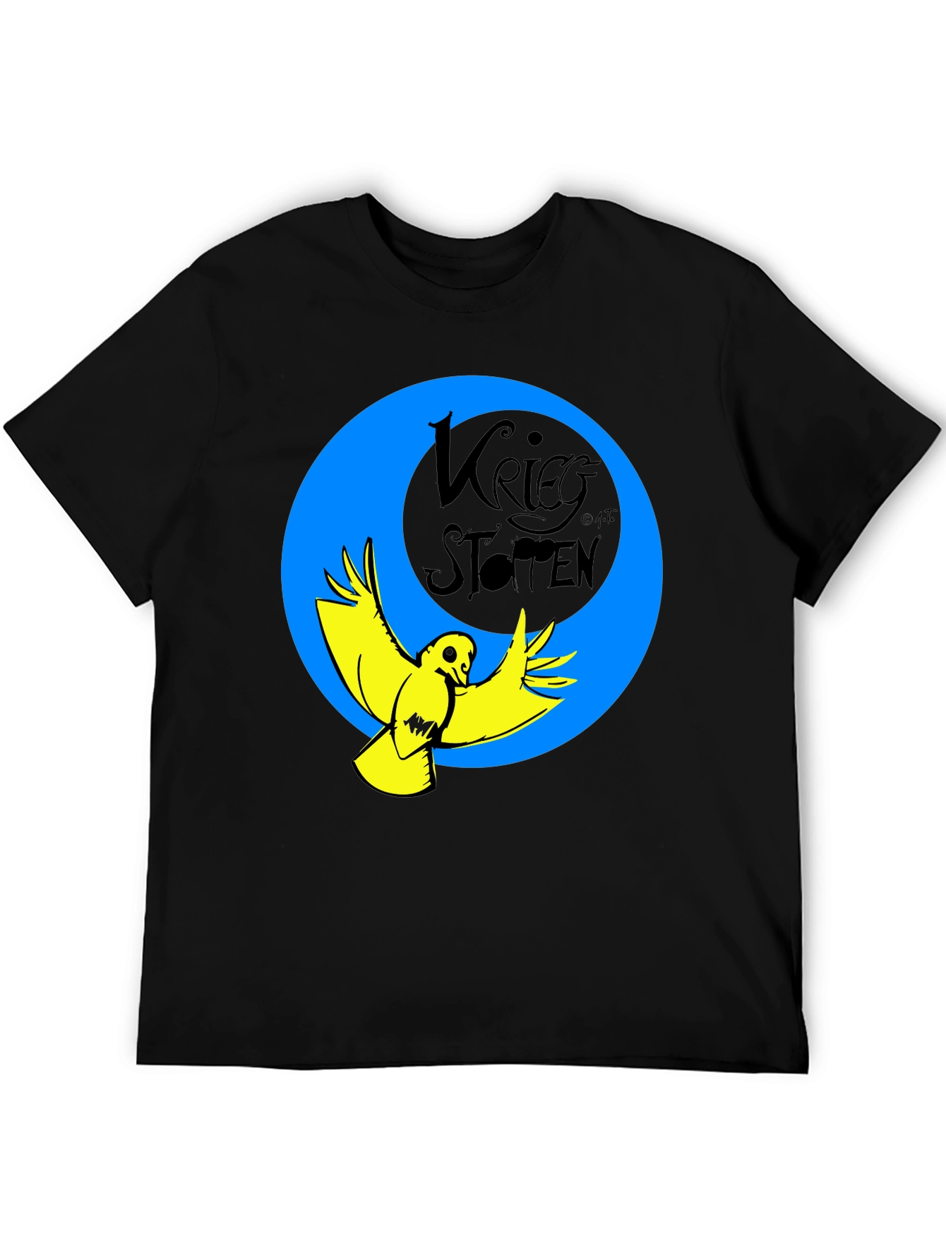 Krieg Stotten Bird Graphic Tee - Mens Black T-Shirt