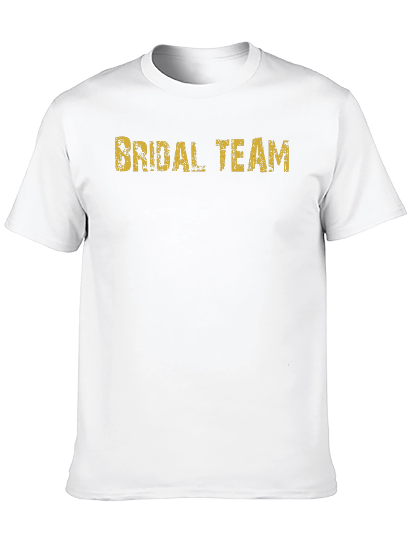 Bridal Team Graphic Tee - Black Crew Neck T-Shirt
