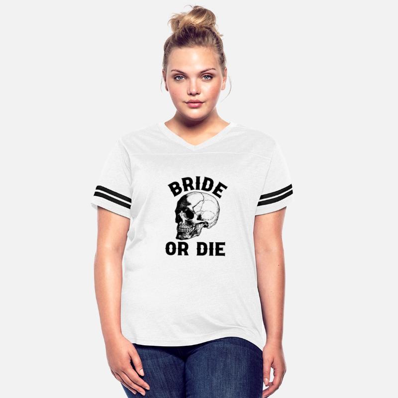 Bachelorette Party Bride or Die Skull Design