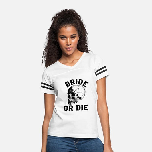 Bachelorette Party Bride or Die Skull Design