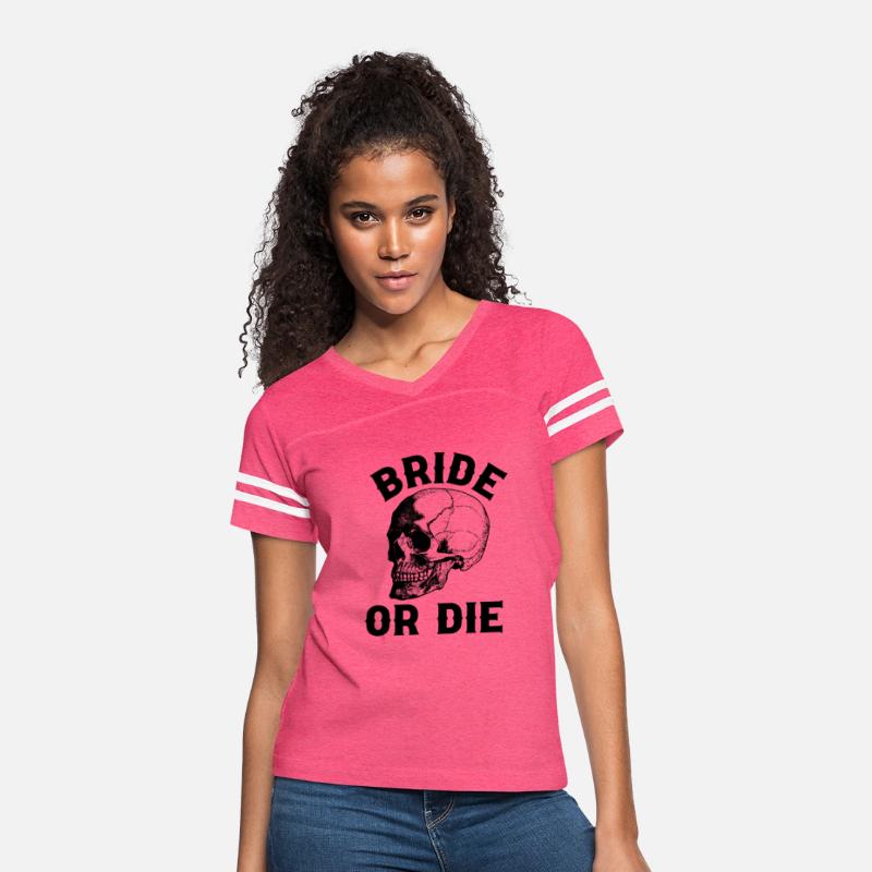 Bachelorette Party Bride or Die Skull Design