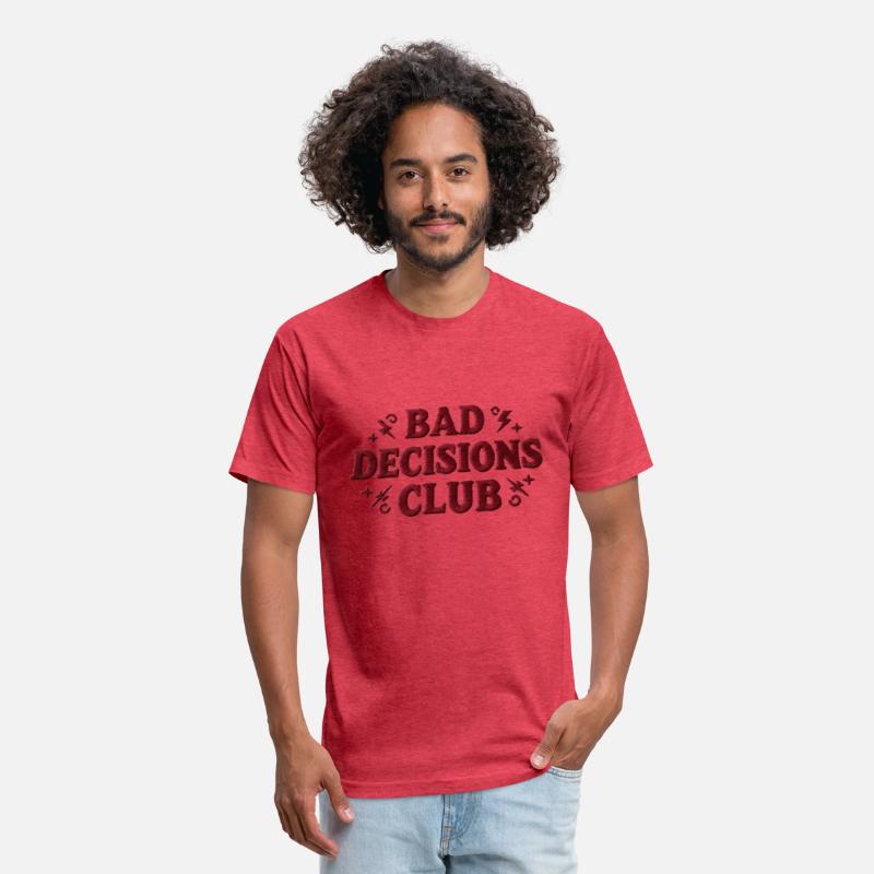 BAD DECISIONS CLUB – Retro Red Embroidery