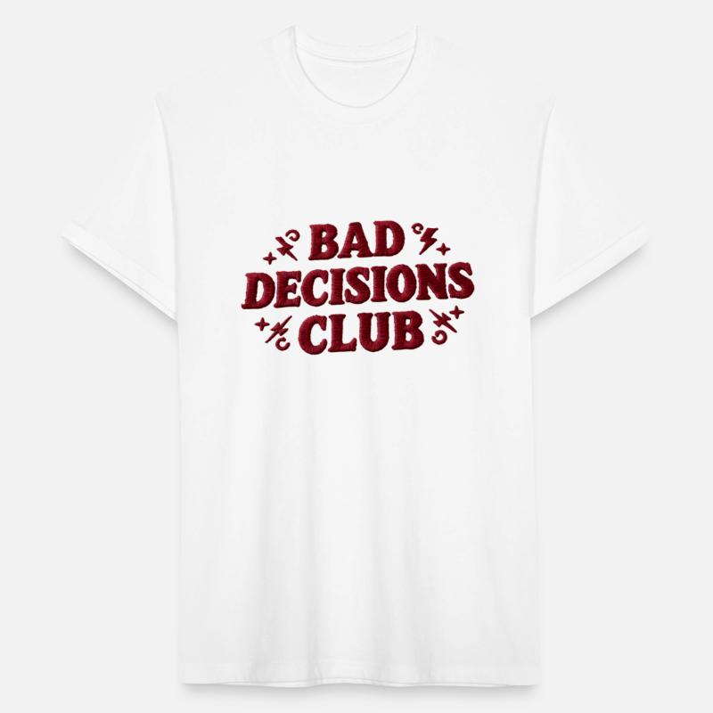 BAD DECISIONS CLUB – Retro Red Embroidery