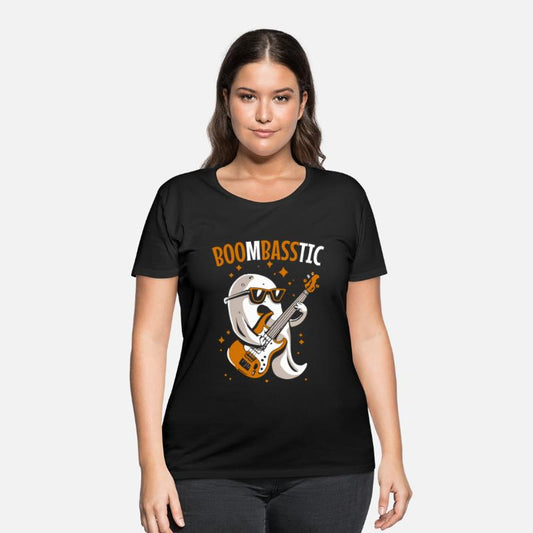 Bass Guitar Halloween Cute Ghost