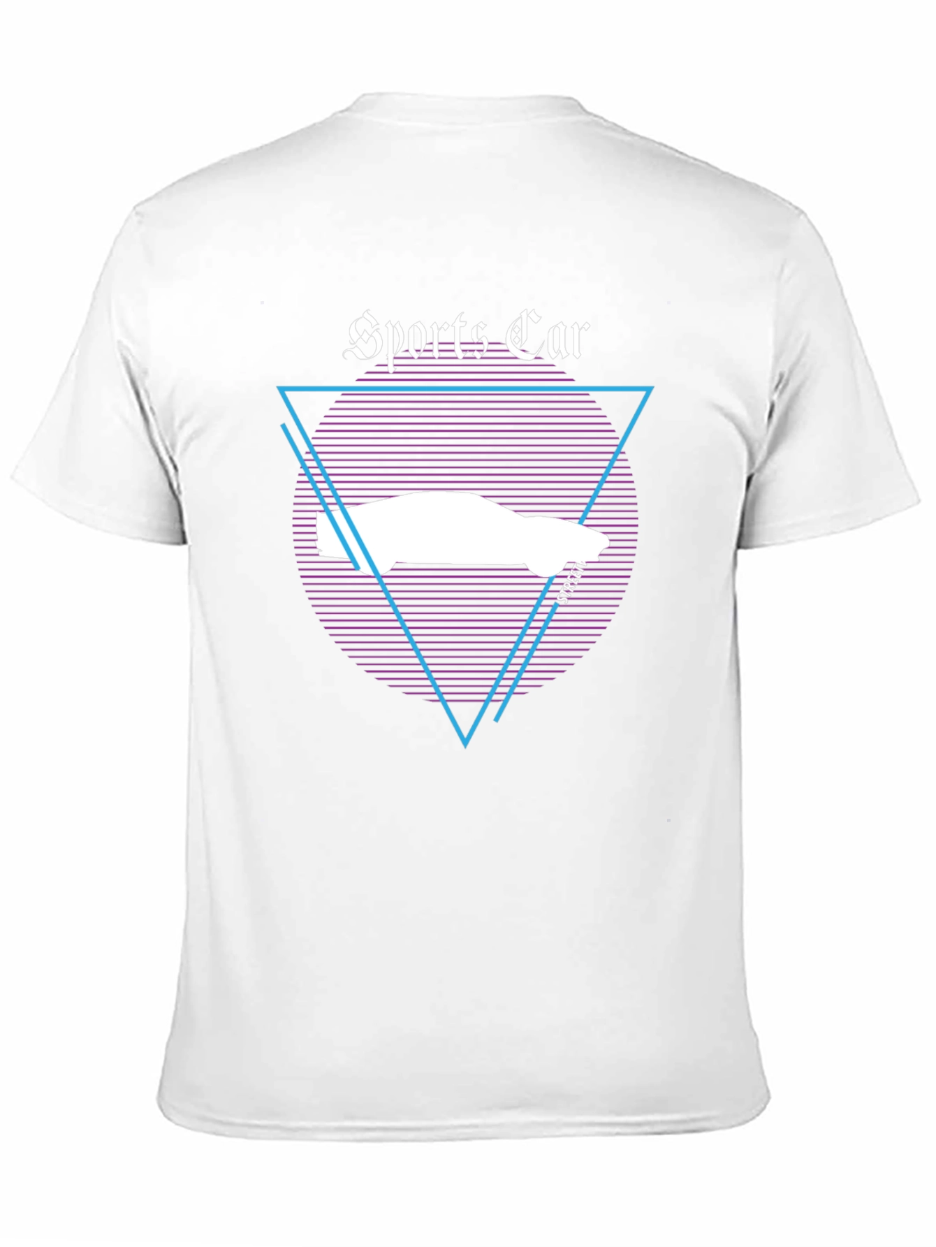 Sports Car Graphic Tee - Retro Style T-Shirt