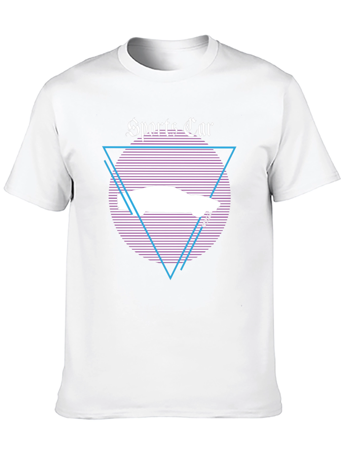 Sports Car Graphic Tee - Retro Style T-Shirt