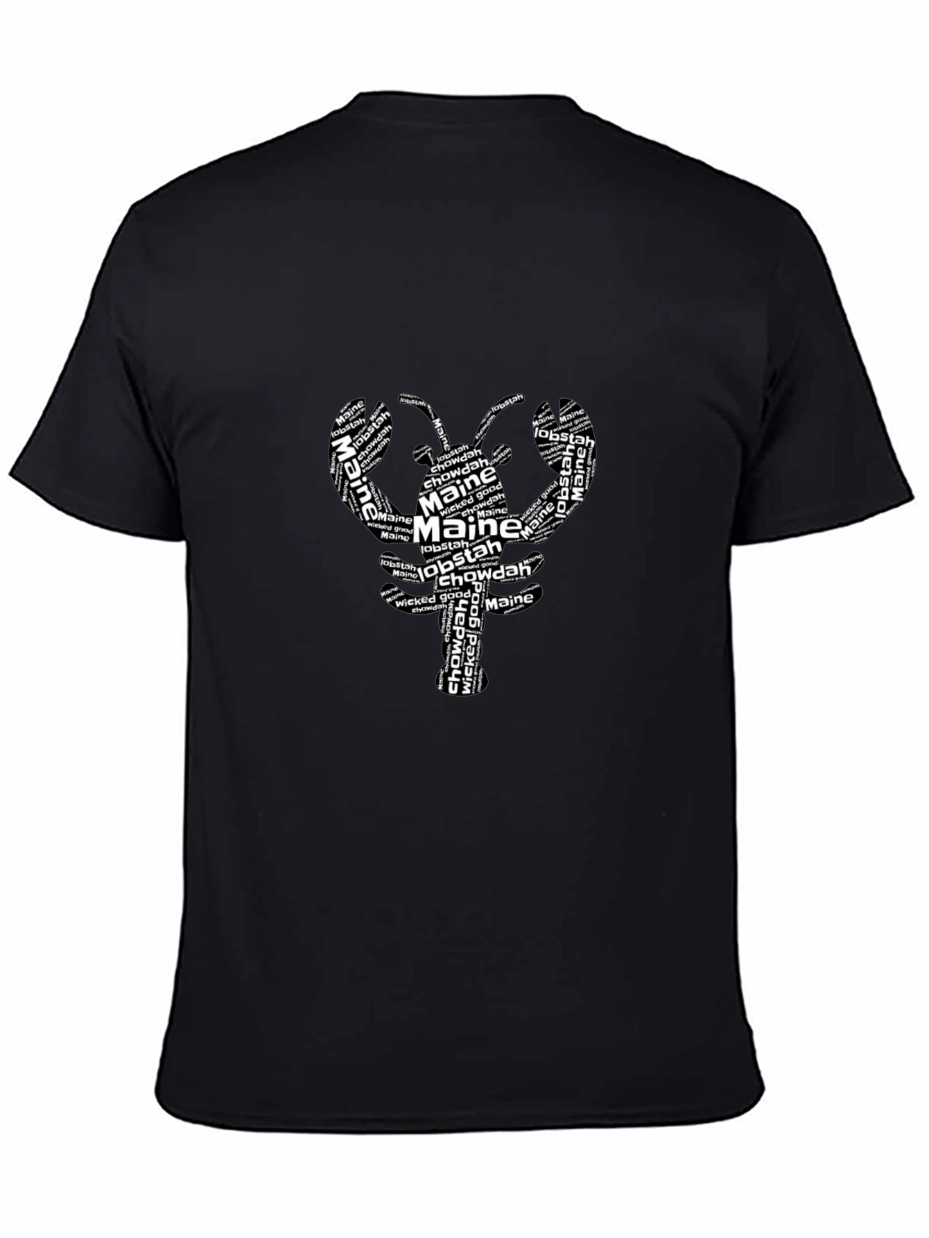Maine Lobster Word Art T-Shirt