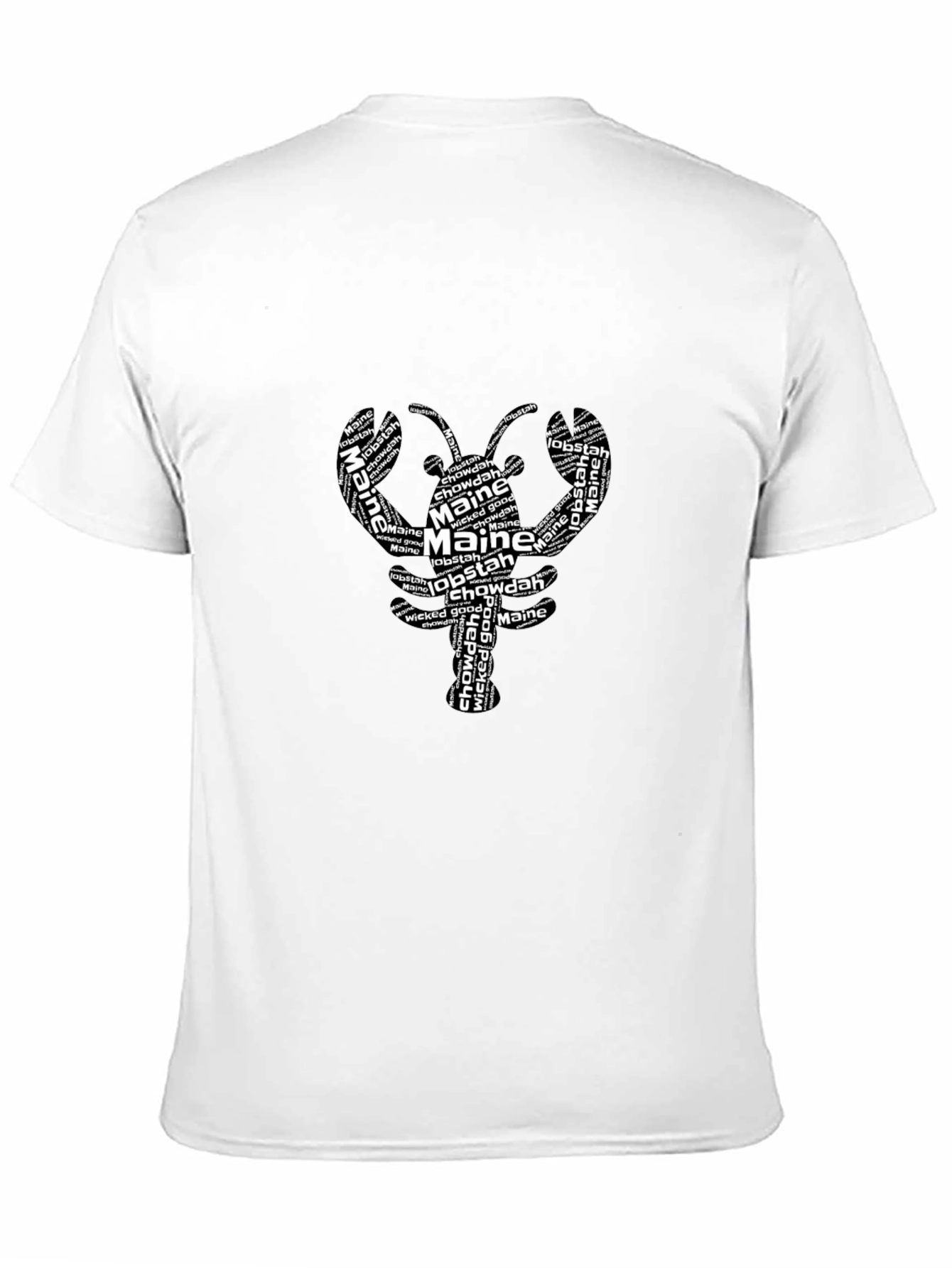 Maine Lobster Word Art T-Shirt
