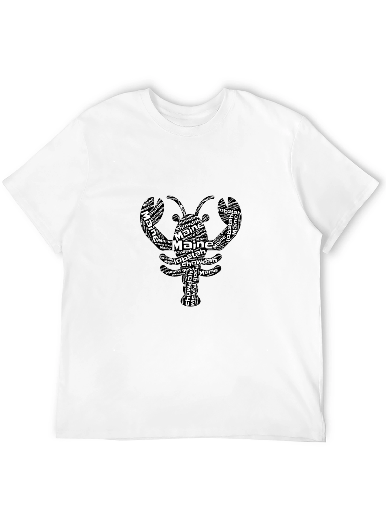 Maine Lobster Word Art T-Shirt