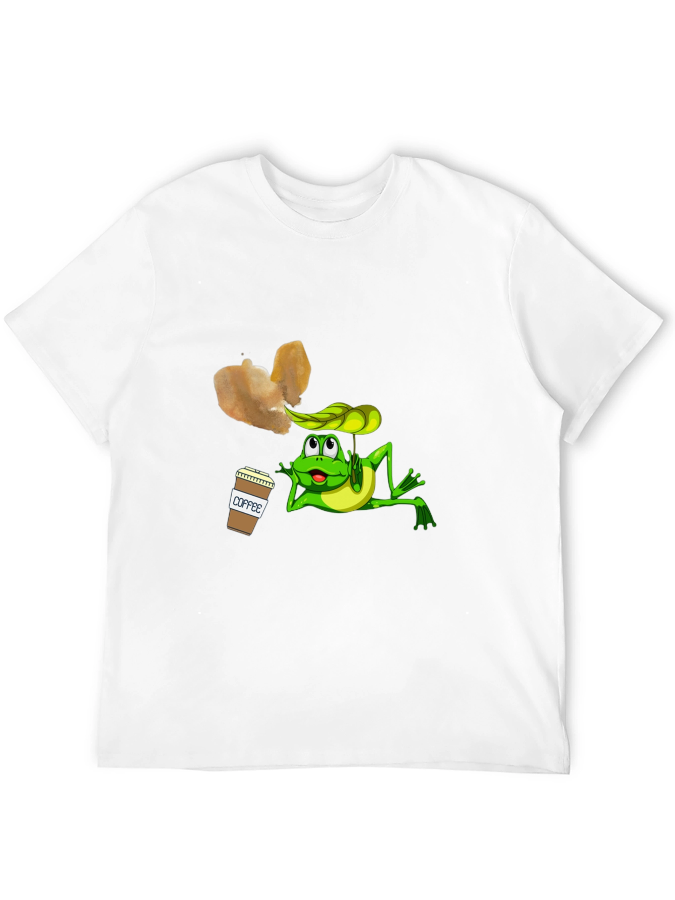 Frog Sipping Coffee T-Shirt