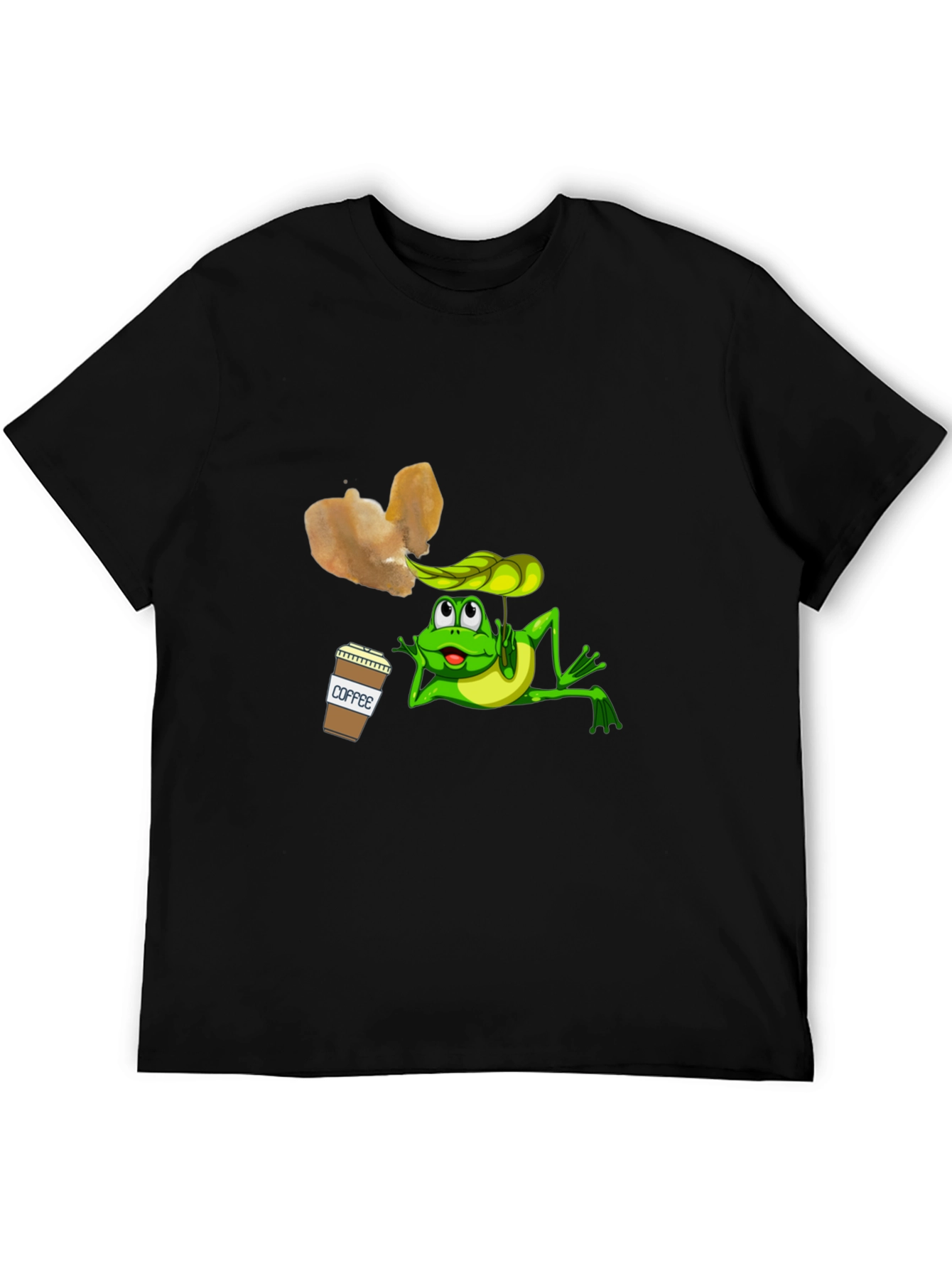 Frog Sipping Coffee T-Shirt