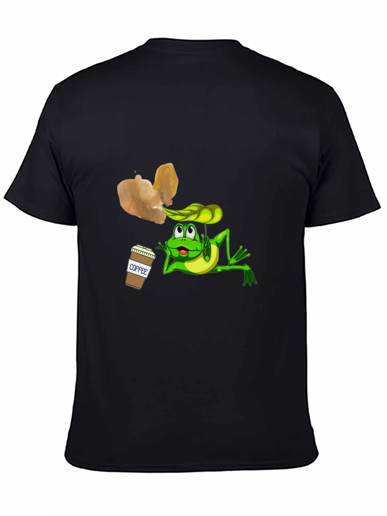 Frog Sipping Coffee T-Shirt