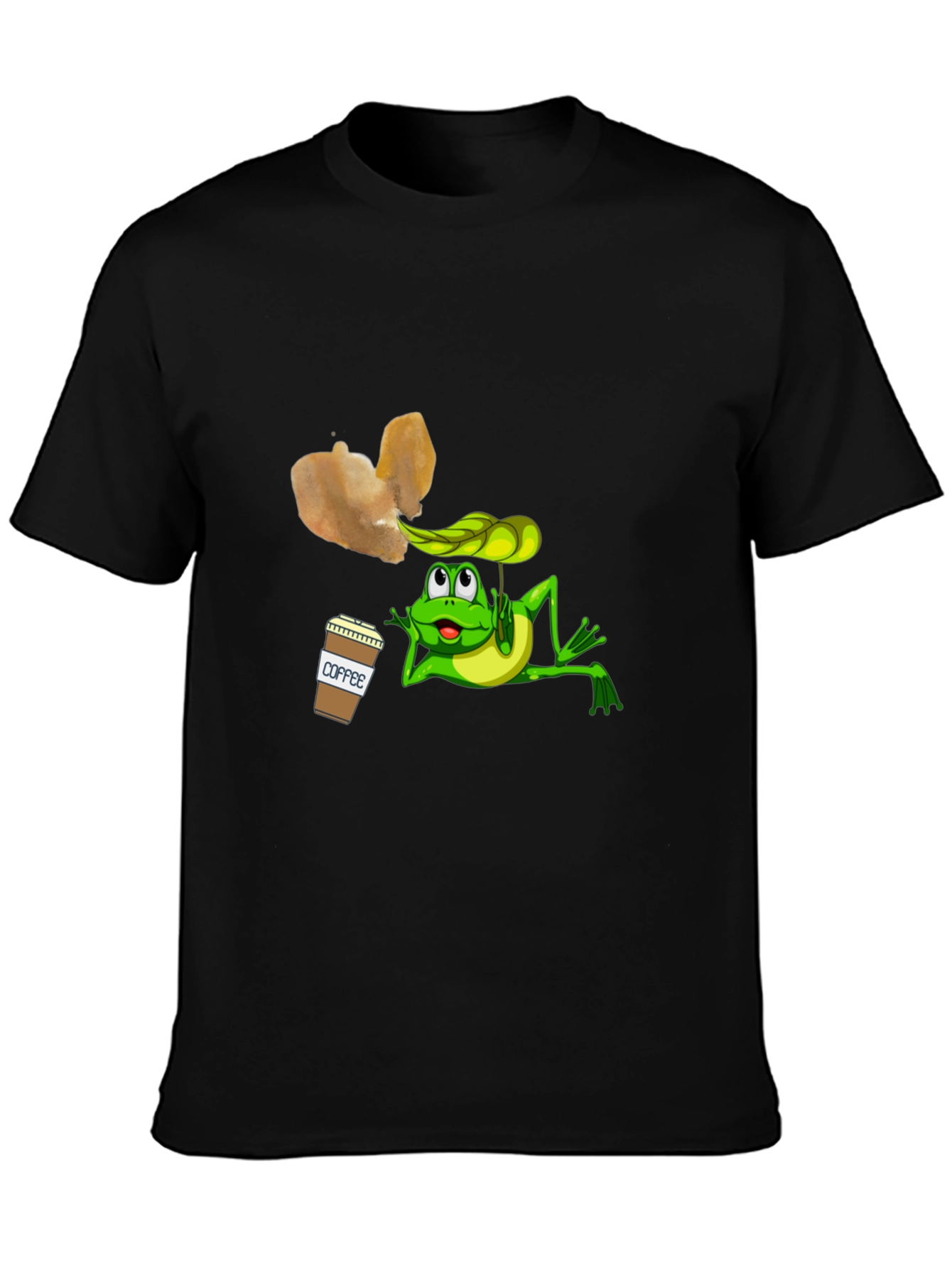 Frog Sipping Coffee T-Shirt
