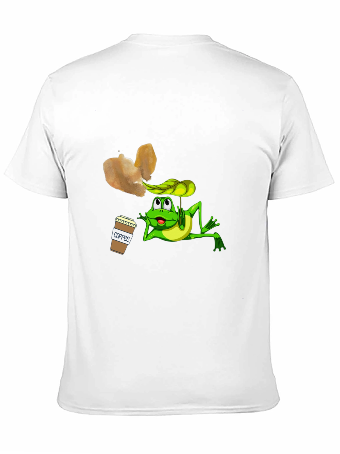 Frog Sipping Coffee T-Shirt