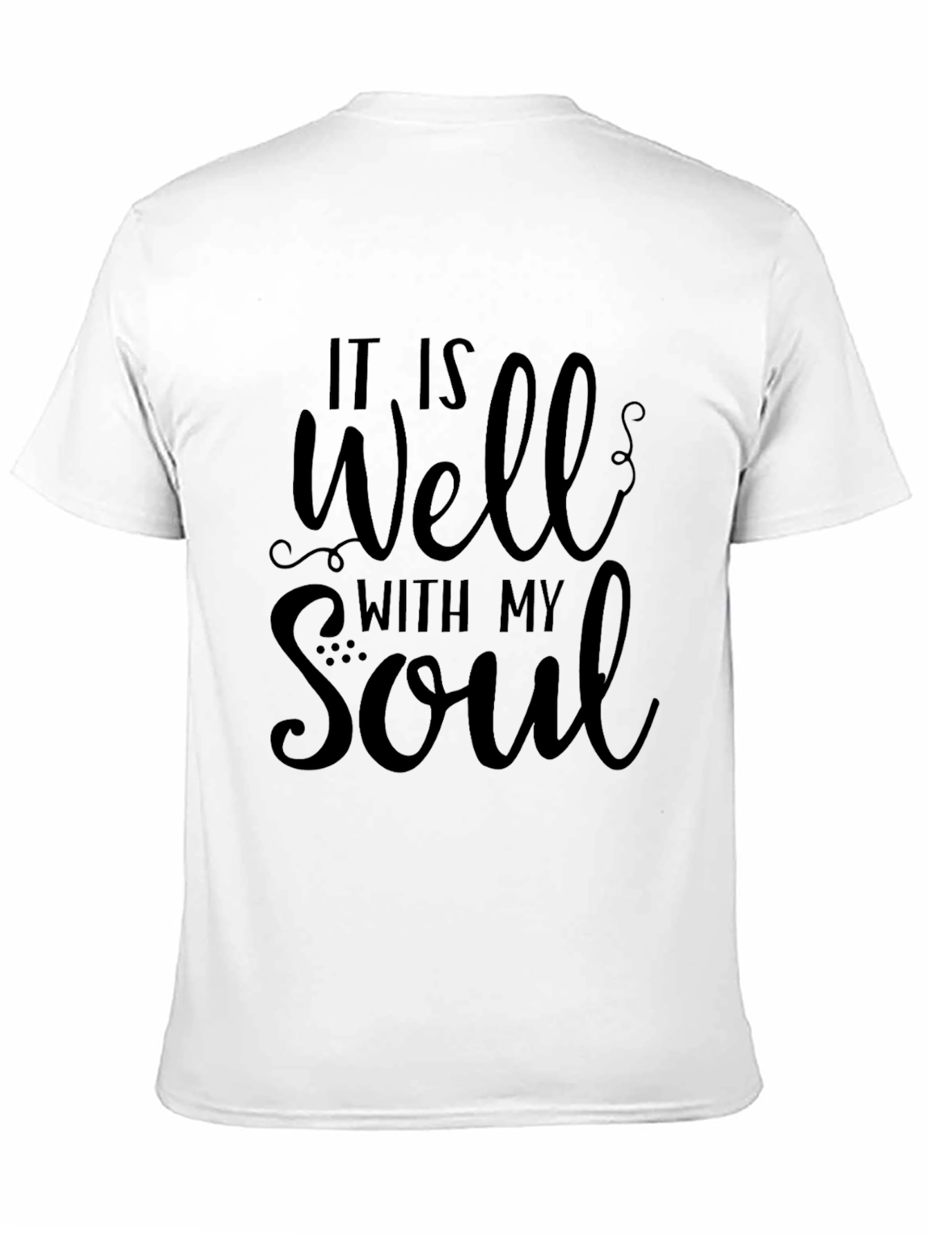 Well With My Soul Black Graphic Tee