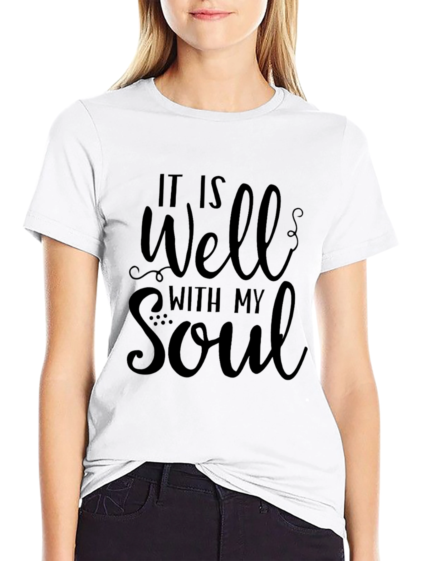 Well With My Soul Black Graphic Tee