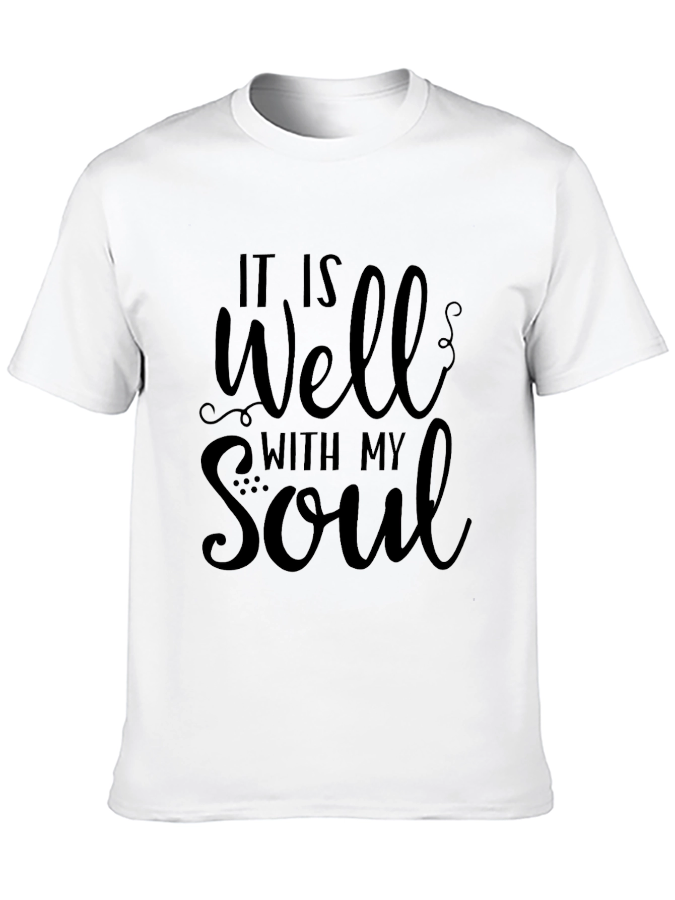 Well With My Soul Black Graphic Tee