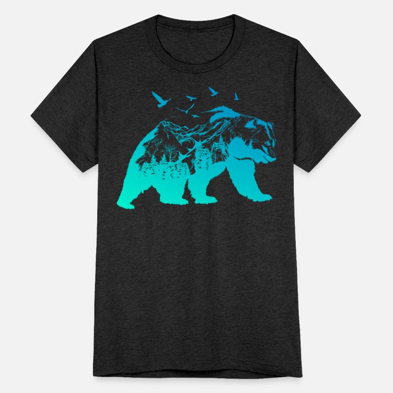 Bear Nature Mountains Forest Trees Bear Wildlife