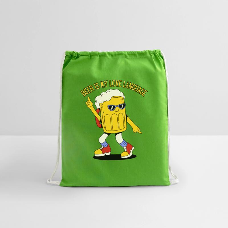 Beer My Love Language Funny Mascot Drink Alcohol