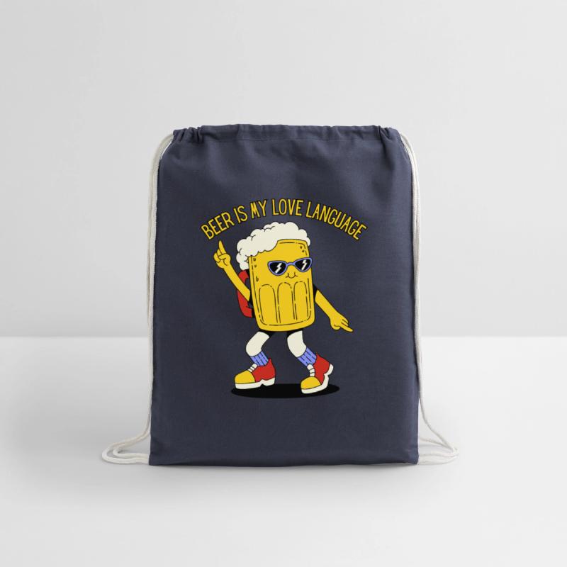 Beer My Love Language Funny Mascot Drink Alcohol