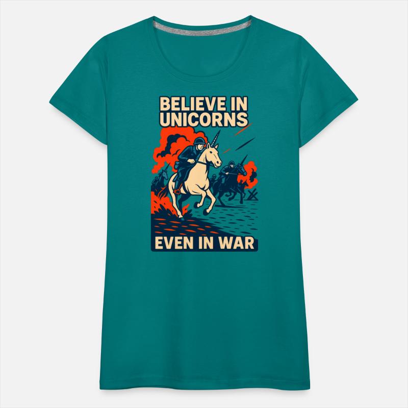 Believe in Unicorns Even in War Anti-War Satire