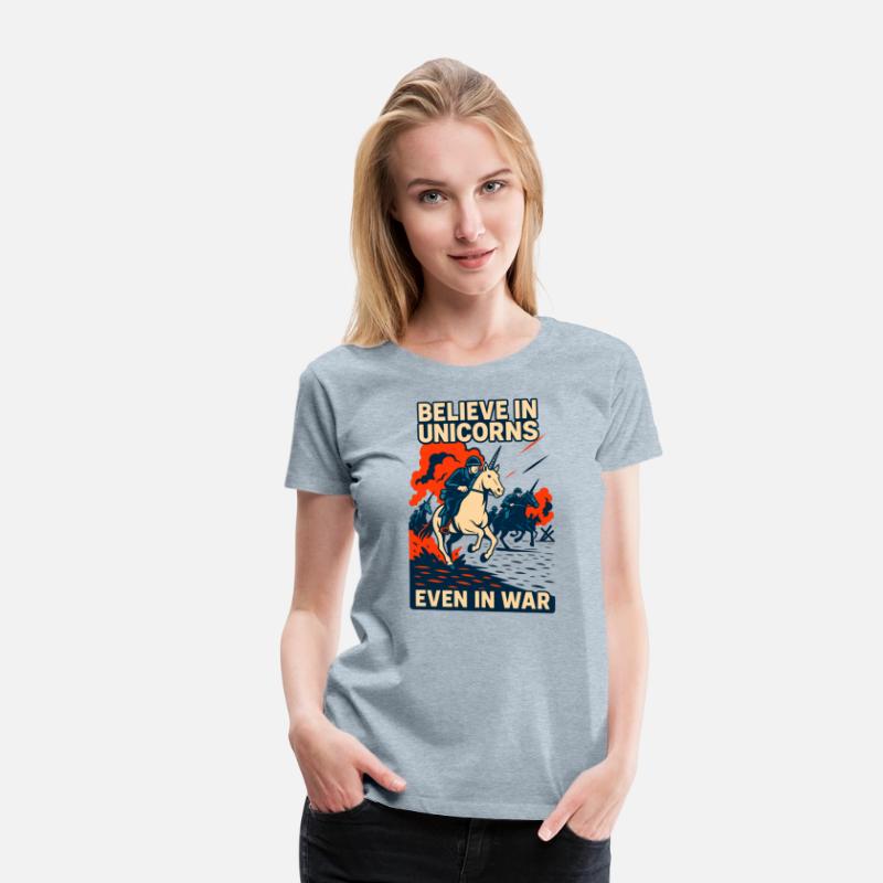 Believe in Unicorns Even in War Anti-War Satire