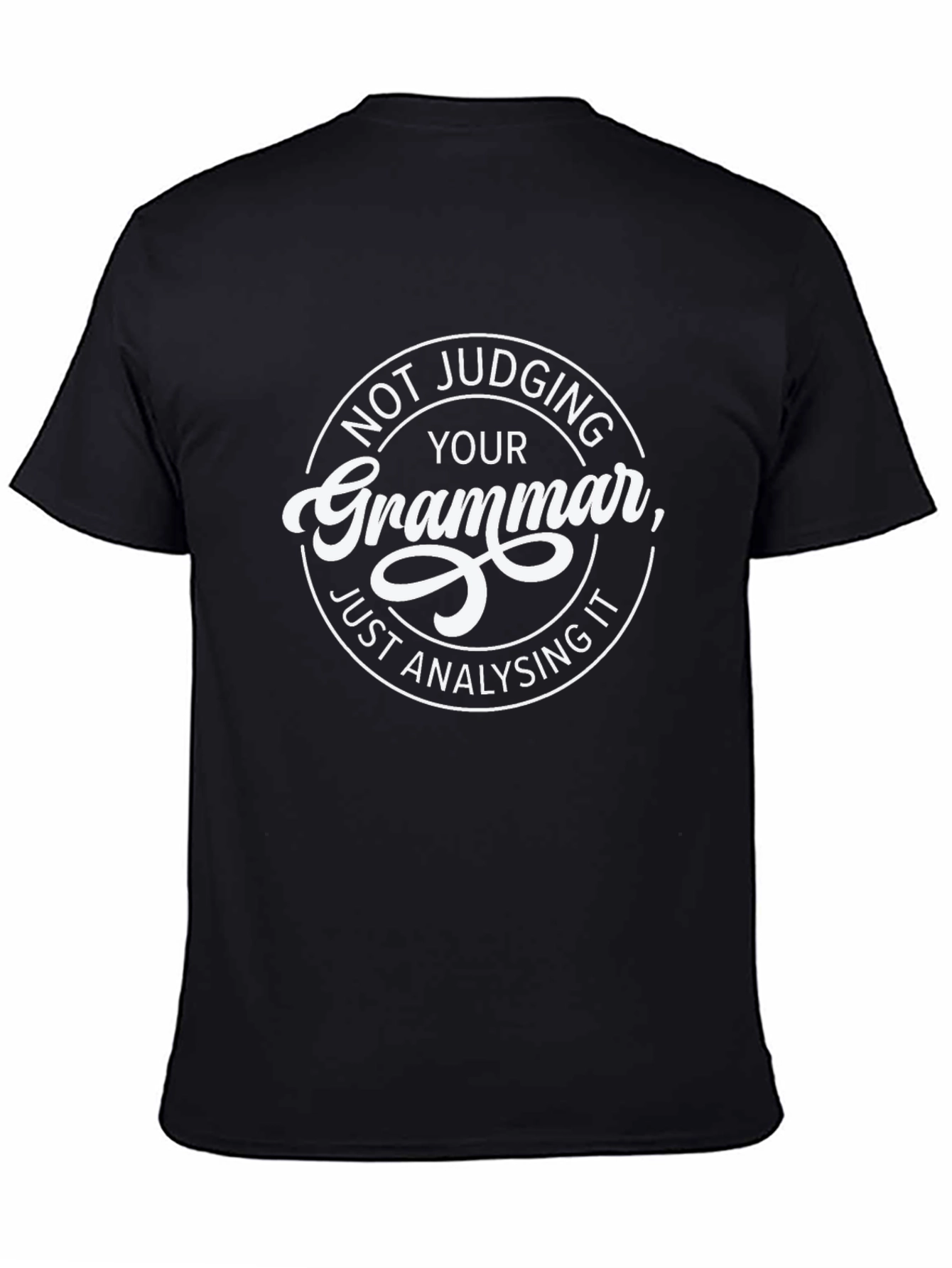 Grammar Lover Black T-Shirt