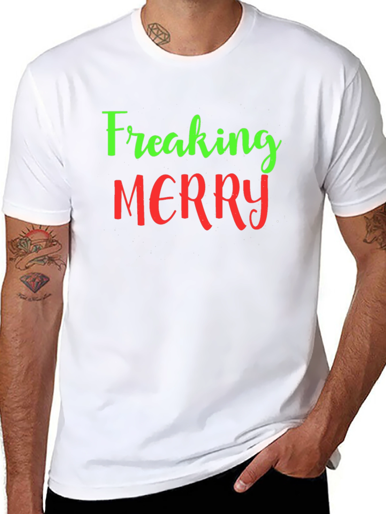 Freaking Merry Christmas Holiday T-Shirt