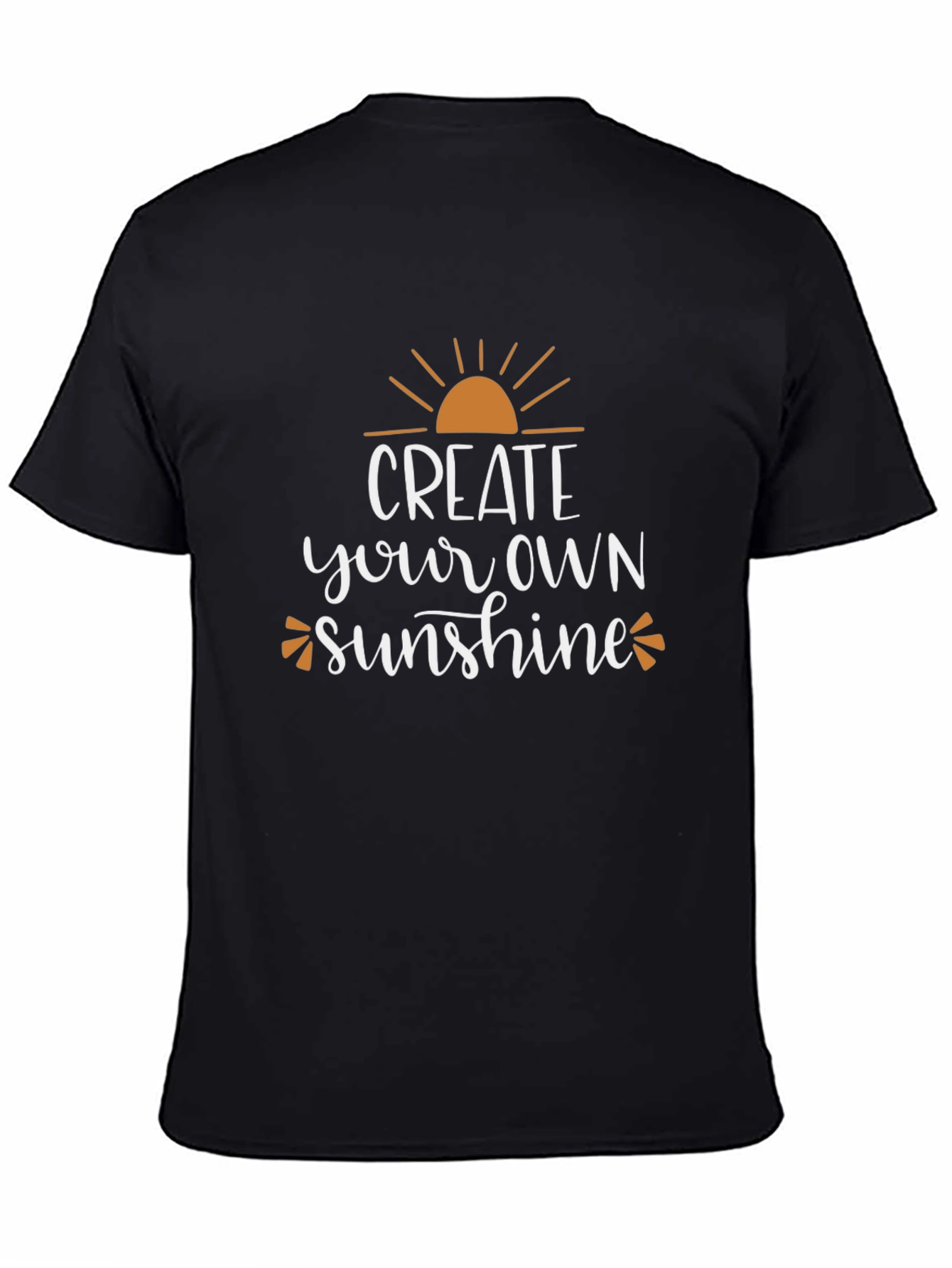Create Your Own Sunshine Black Graphic Tee