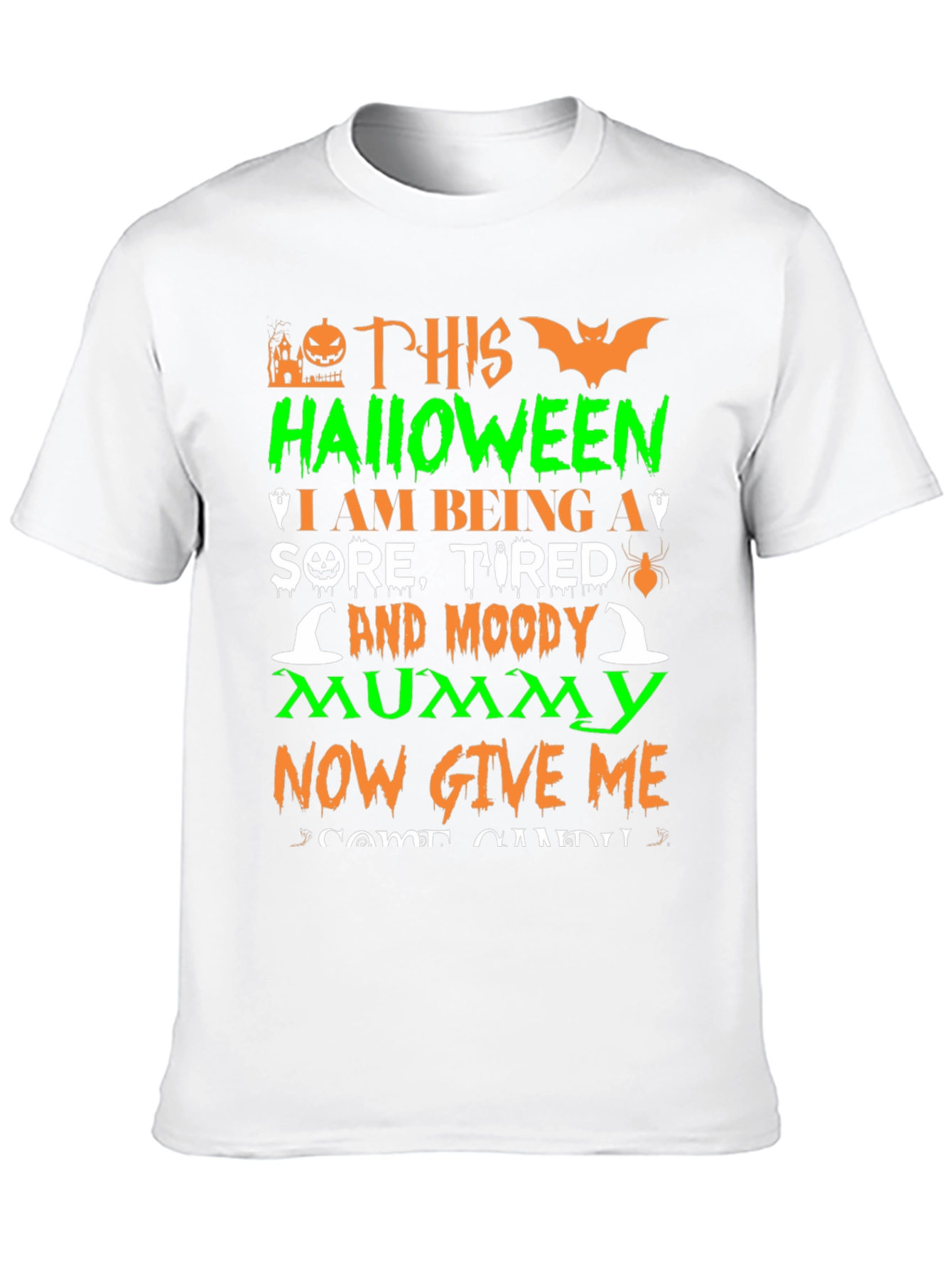 Funny Halloween Mummy T-Shirt