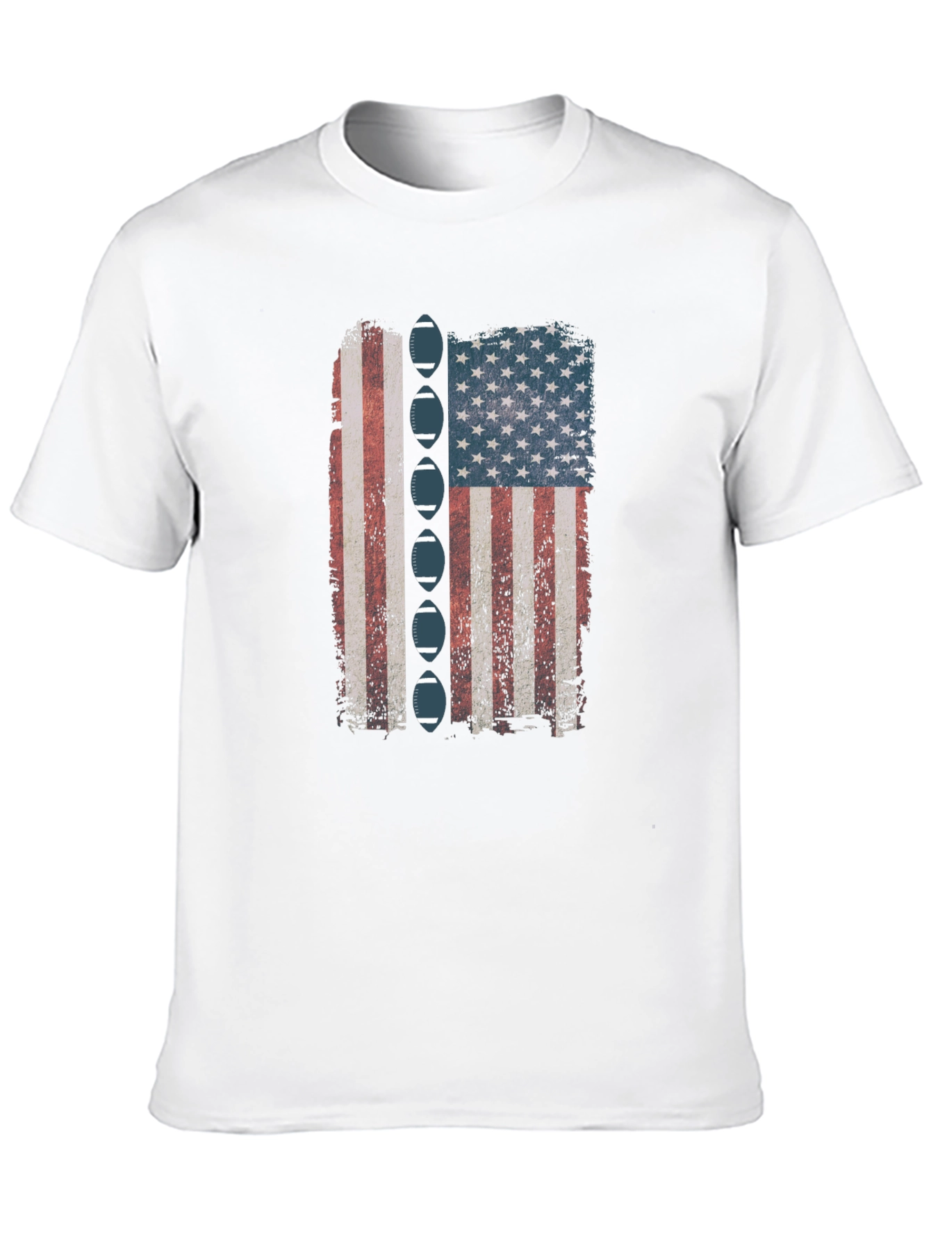American Football Flag Graphic Tee