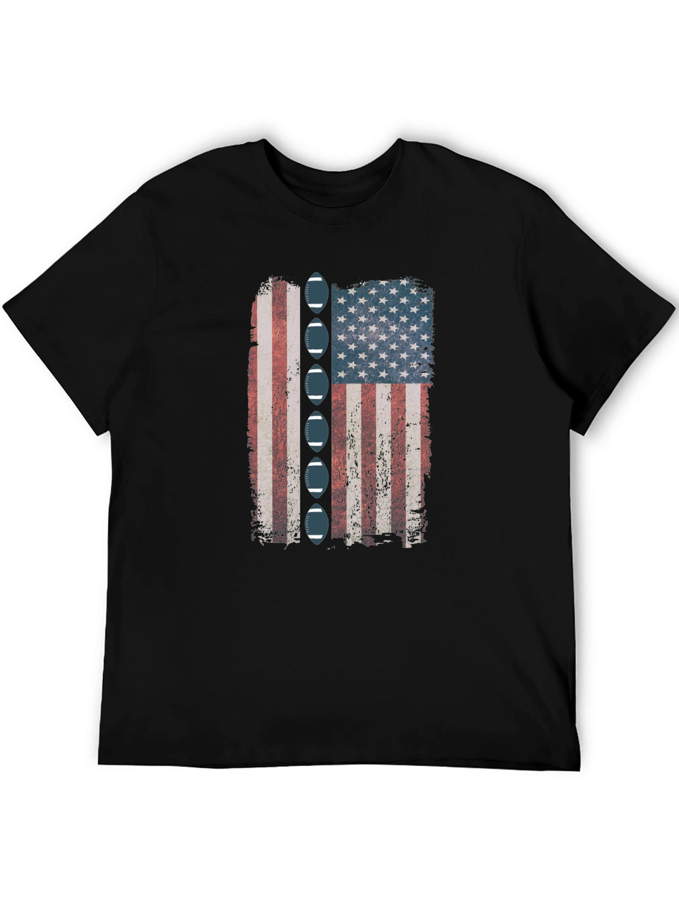 American Football Flag Graphic Tee
