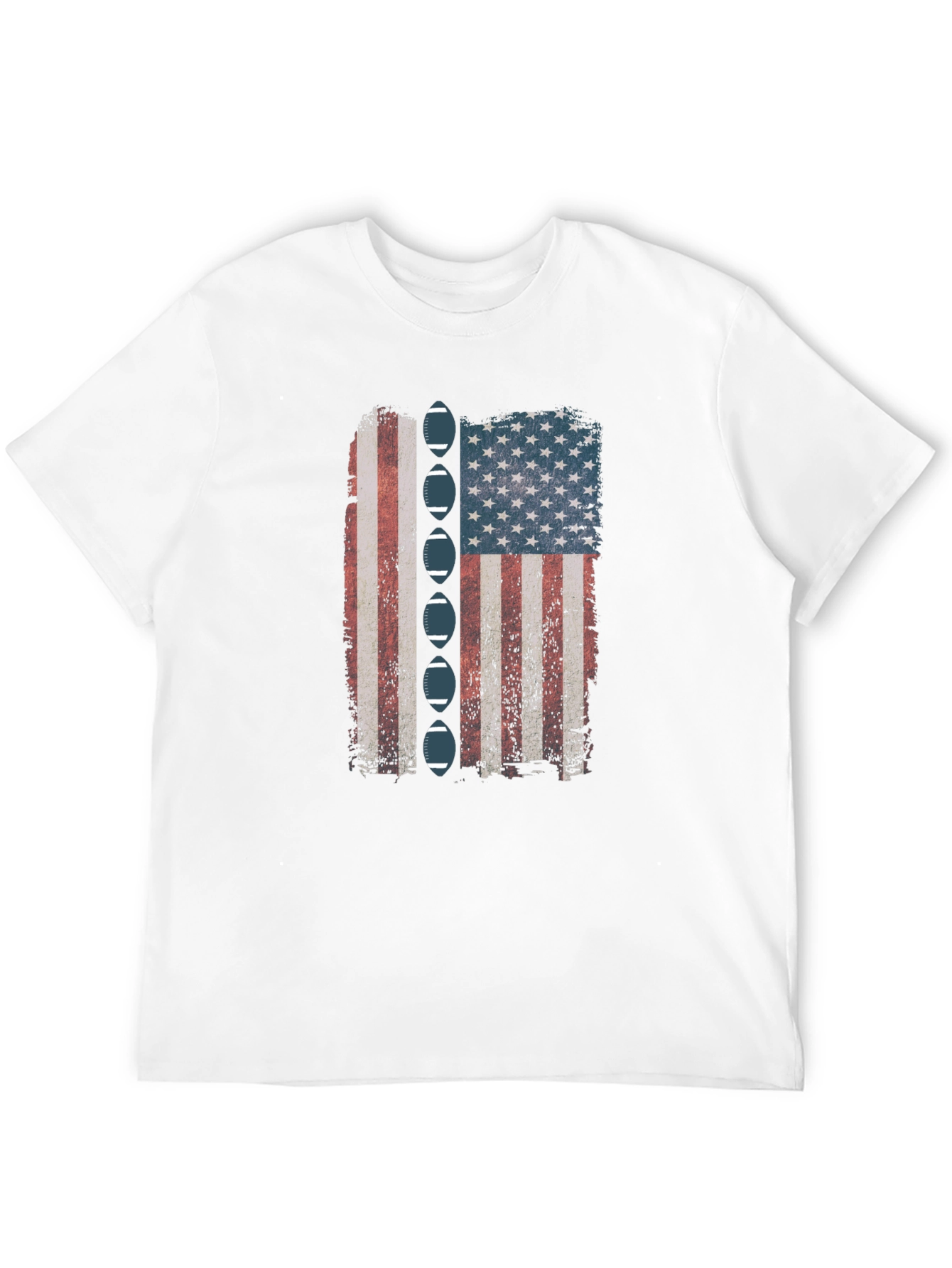 American Football Flag Graphic Tee