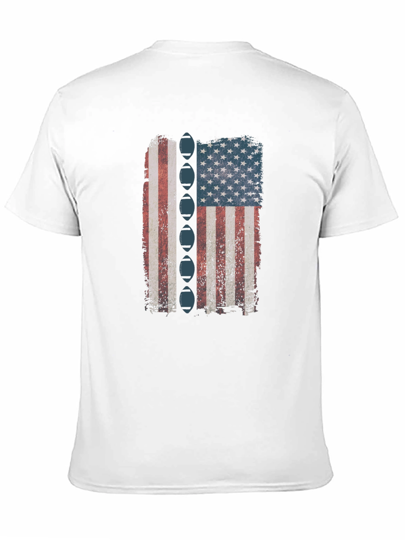 American Football Flag Graphic Tee