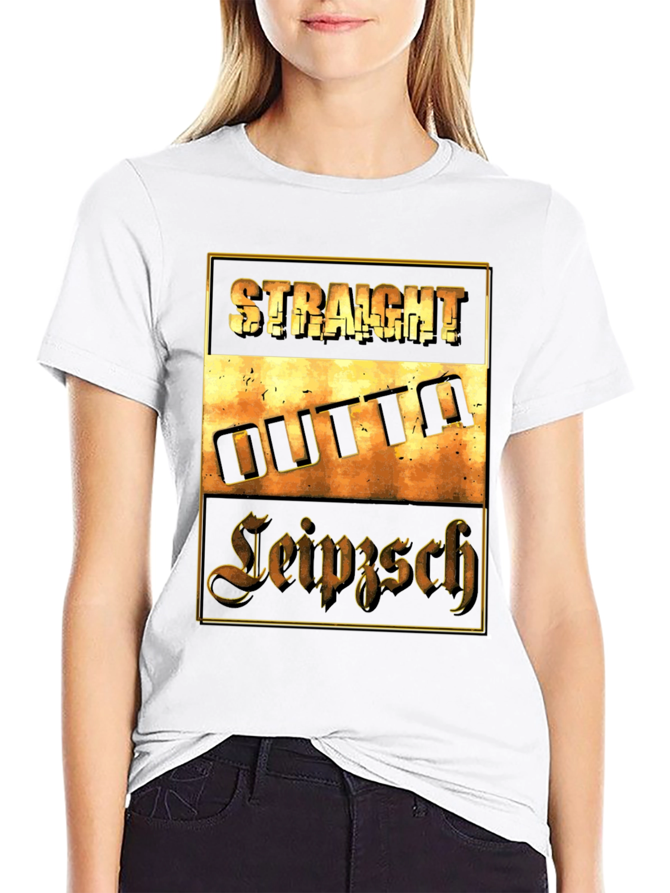 Straight Outta Leipzig Graphic Tee