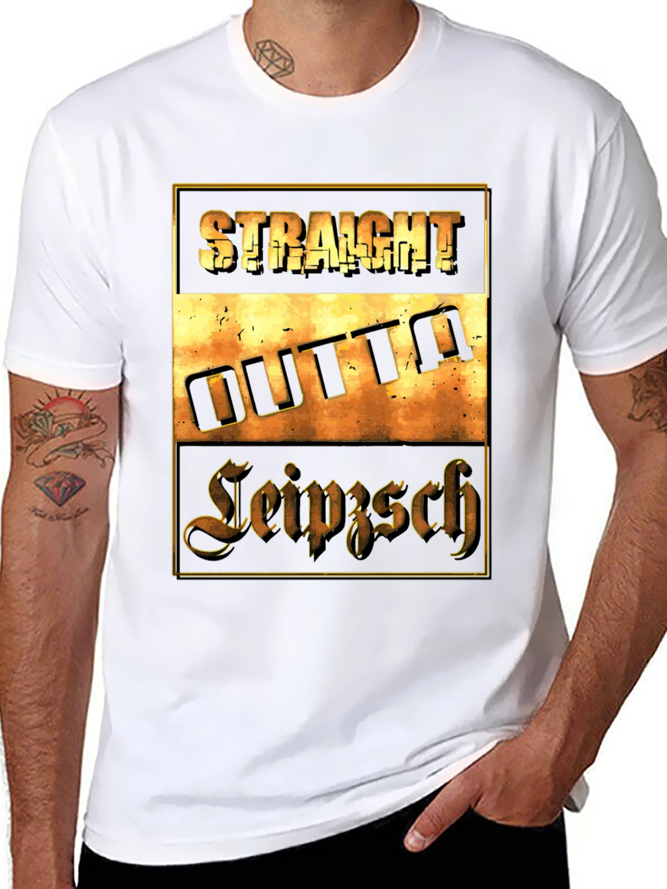 Straight Outta Leipzig Graphic Tee
